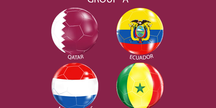 banderas de selecciones del grupo a