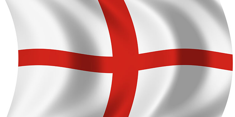 seleccion de inglaterra y su bandera