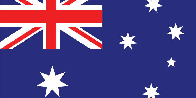 seleccion de australia y su bandera