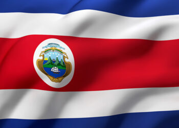 seleccion de costa rica y su bandera