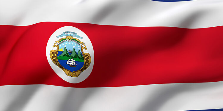 seleccion de costa rica y su bandera