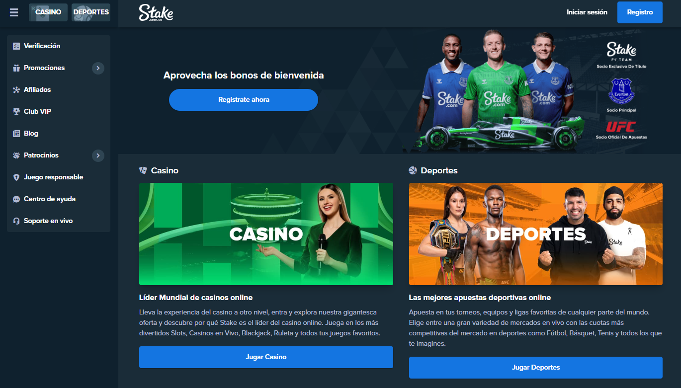 La oferta de apuestas deportivas de Stake Colombia