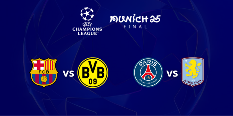 Barcelona vs Dortmund y PSG vs Aston Villa: ¡La Champions en modo vibrante!